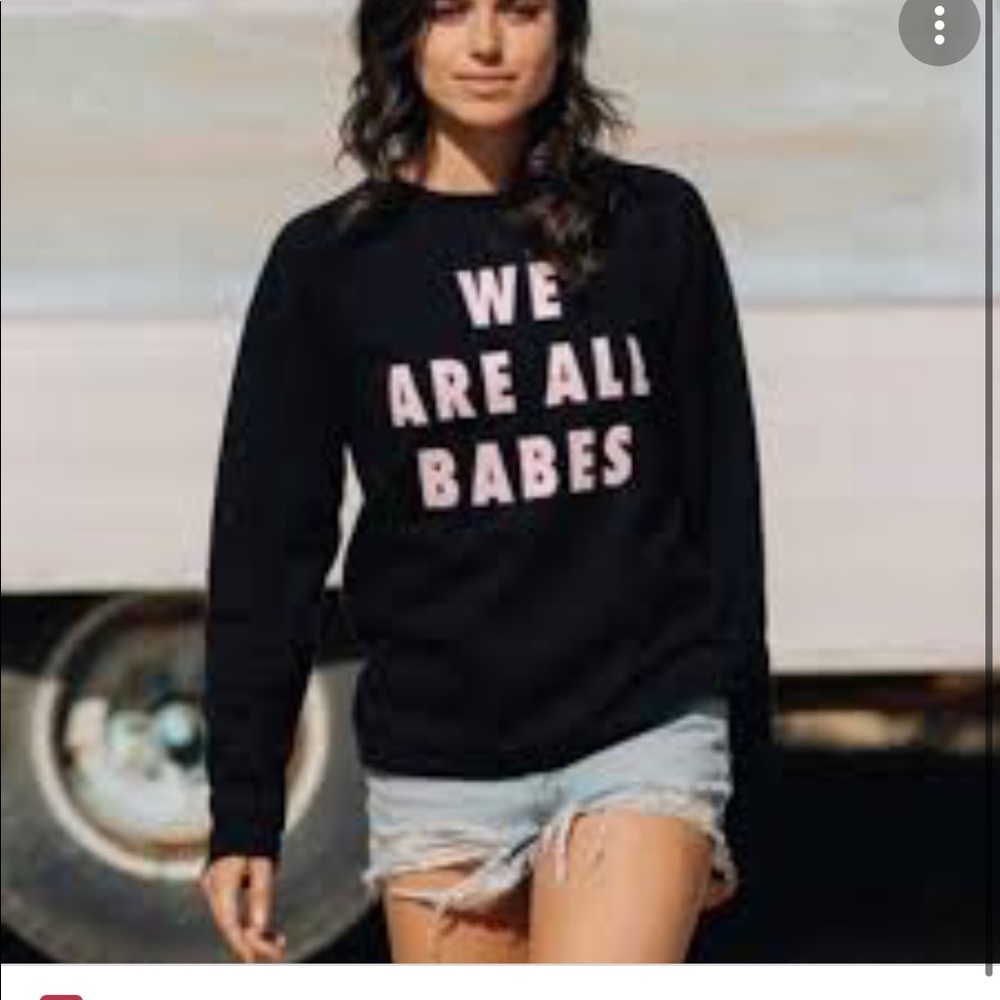 EUC BRUNETTE THE LABEL SWEATER